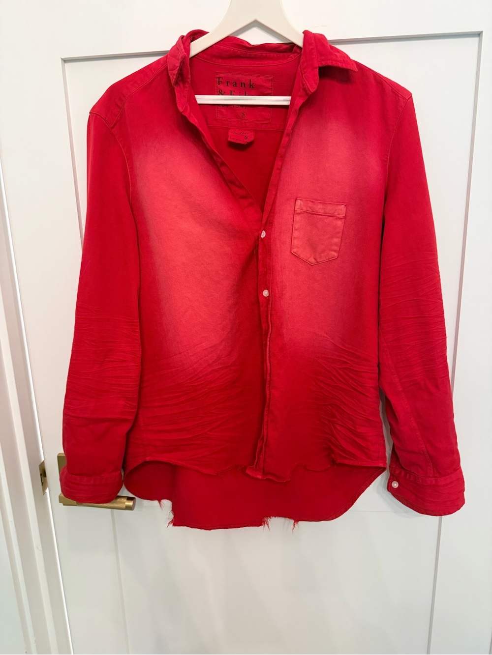 Frank & Eileen Eileen Red Lightweight Shirt